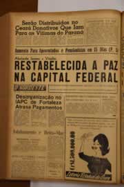 Página do jornal O Nordeste de setembro de 1963