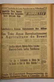 Página do jornal O Nordeste de setembro de 1963