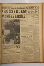 Página do jornal O Nordeste de setembro de 1963