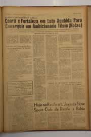Página do jornal O Nordeste de setembro de 1963