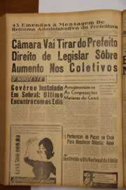 Página do jornal O Nordeste de setembro de 1963