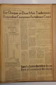 Página do jornal O Nordeste de setembro de 1963