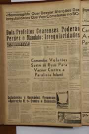 Página do jornal O Nordeste de outubro de 1963