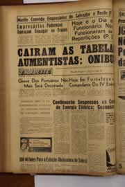 Página do jornal O Nordeste de outubro de 1963