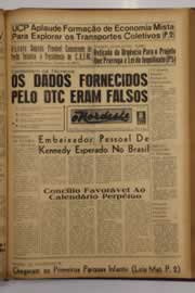 Página do jornal O Nordeste de novembro de 1963