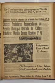 Página do jornal O Nordeste de novembro de 1963
