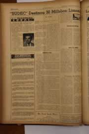 Página do jornal O Nordeste de dezembro de 1963