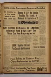 Página do jornal O Nordeste de dezembro de 1963