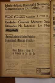 Página do jornal O Nordeste de dezembro de 1963