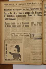 Página do jornal O Nordeste de dezembro de 1963