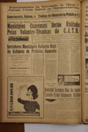 Página do jornal O Nordeste de dezembro de 1963