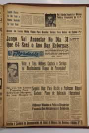 Página do jornal O Nordeste de dezembro de 1963