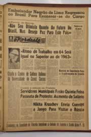 Página do jornal O Nordeste de dezembro de 1963