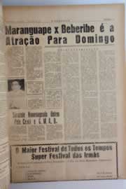 Página do jornal O Nordeste de janeiro de 1964