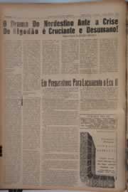 Página do jornal O Nordeste de janeiro de 1964