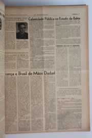 Página do jornal O Nordeste de janeiro de 1964