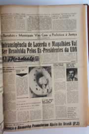 Página do jornal O Nordeste de janeiro de 1964