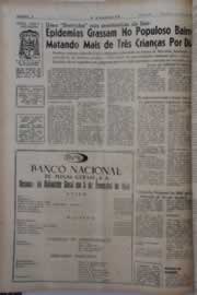 Página do jornal O Nordeste de março de 1964