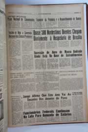 Página do jornal O Nordeste de março de 1964