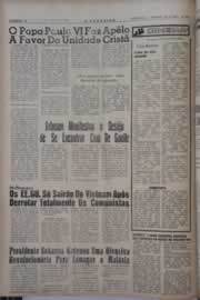 Página do jornal O Nordeste de março de 1964