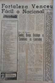 Página do jornal O Nordeste de março de 1964