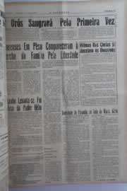 Página do jornal O Nordeste de abril de 1964