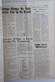 Página do jornal O Nordeste de abril de 1964