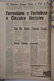 Página do jornal O Nordeste de maio de 1964