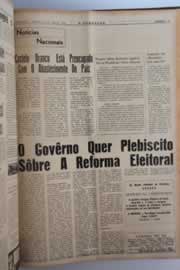 Página do jornal O Nordeste de maio de 1964