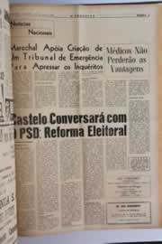Página do jornal O Nordeste de maio de 1964