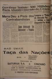 Página do jornal O Nordeste de maio de 1964