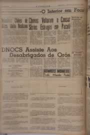 Página do jornal O Nordeste de maio de 1964
