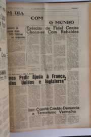 Página do jornal O Nordeste de maio de 1964