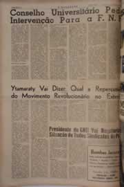 Página do jornal O Nordeste de junho de 1964