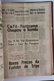 Página do jornal O Nordeste de junho de 1964