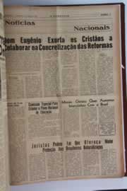 Página do jornal O Nordeste de junho de 1964
