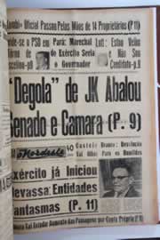 Página do jornal O Nordeste de junho de 1964