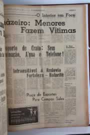 Página do jornal O Nordeste de junho de 1964
