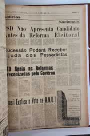 Página do jornal O Nordeste de junho de 1964