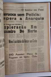 Página do jornal O Nordeste de junho de 1964
