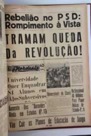 Página do jornal O Nordeste de junho de 1964