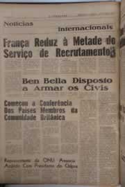 Página do jornal O Nordeste de julho de 1964
