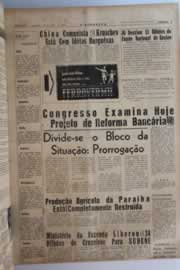 Página do jornal O Nordeste de julho de 1964