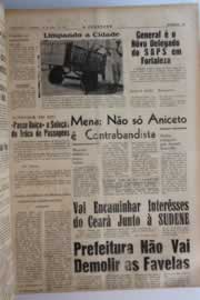 Página do jornal O Nordeste de julho de 1964