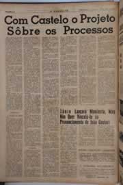 Página do jornal O Nordeste de julho de 1964