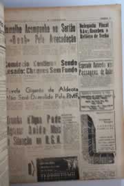 Página do jornal O Nordeste de julho de 1964