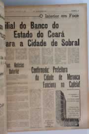 Página do jornal O Nordeste de julho de 1964