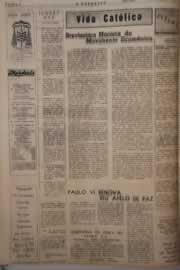 Página do jornal O Nordeste de setembro de 1964