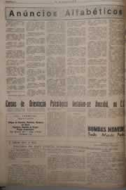 Página do jornal O Nordeste de setembro de 1964