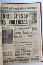 Página do jornal O Nordeste de setembro de 1964